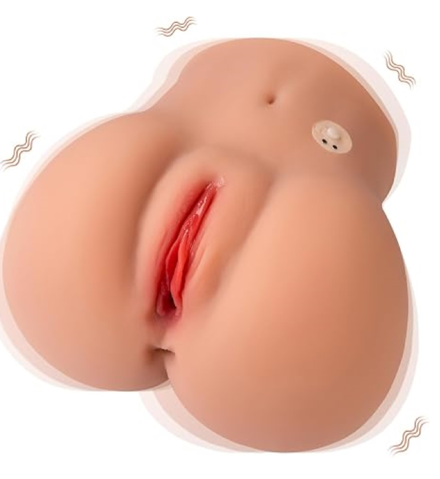 Roberta punjivi masturbator sa vaginom i anusom od Superskina — 20 cm — SQ MA50088V